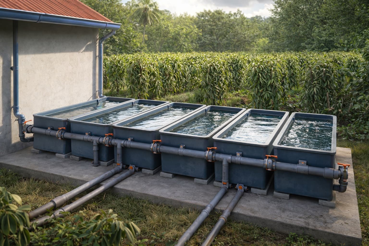Système de collecte d'eau de pluie Nature'OPure